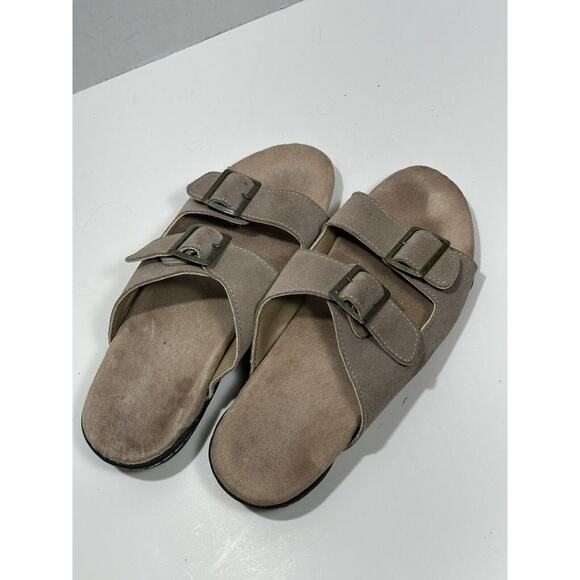 J-41 Adventure On Pingree Women 8 M Slice Double Strap Buckle‎ Beige Kj15pge54 - Picture 6 of 6